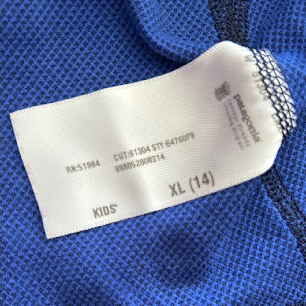Patagonia Kids' Capilene® Midweight Zip-Neck XL 14 - Picture 5 of 9